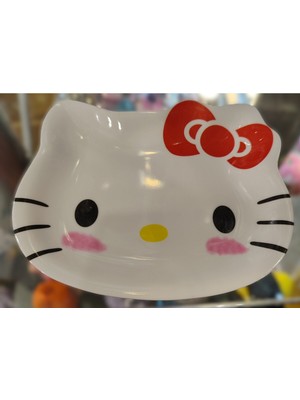 Ada Çanta Kırtasiye Hello Kitty Figürlü Çok Amaçlı/çerezlik Plastik Tabak (15CM*14CM) AD62218