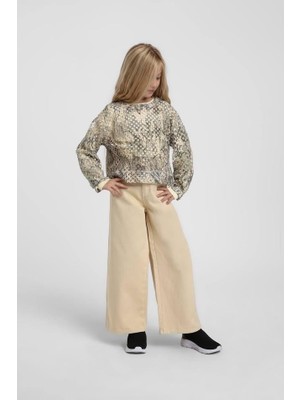 Escabel Kız Çocuk 2'li Örme Bluz 9-14 Yaş Yeşil