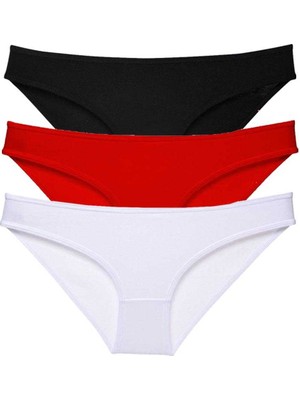 3 Adet Süper Eko Set Likralı Kadın Slip Külot 535