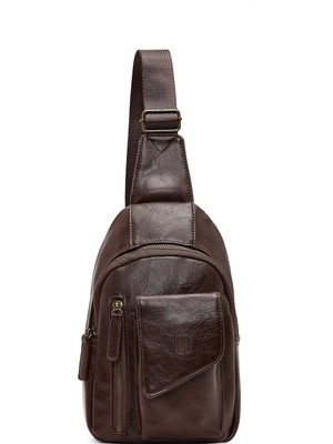 Derimod Erkek Kahverengi Çapraz Çanta 25WBD3020FT