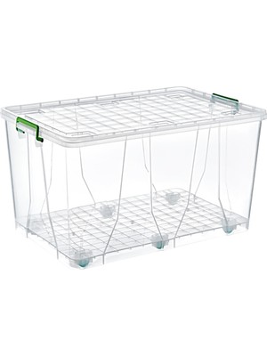 PremiumPort 120 Lt Kapasiteli Çok Amaçlı Saklama ve Düzenleme Kutusu