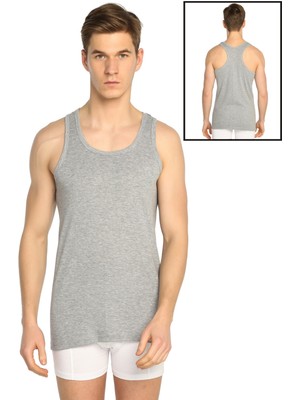 Tutku Erkek Gri Ribana Spor Atlet 6'lı -0118 Çok Renkli Standart Beden Esnek Kumaş