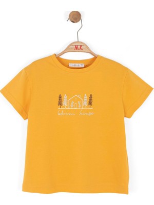 Nk Kız Çocuk House Tshirt 4-8 Yaş Hardal