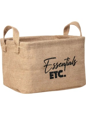 PremiumPort Renkli Baskılı Organizer Sepet 20X16X14 Cm, Pratik ve Şık Saklama Çözümü