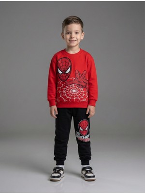 Jeliboom Kids Erkek Çocuk Spiderman Baskılı Takım