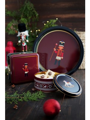 PremiumPort 3'lü Yılbaşı Seti, Tepsi ve Dekoratif Ürünler, Şık Hediye Paketi