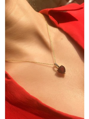 Spossy Silver Jewelry Kalp Kolye