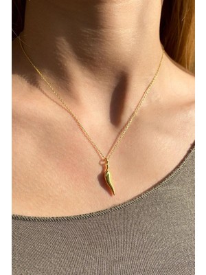 Spossy Silver Jewelry Biber Kolye