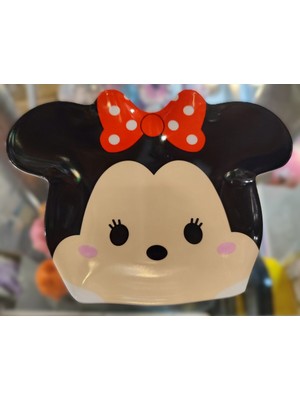 Ada Çanta Kırtasiye Figürlü Çok Amaçlı/çerezlik Plastik Tabak (15CM*14CM) AD62219