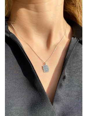 Spossy Silver Jewelry Yılbaşı Temalı Kurabiye Evi Kolye