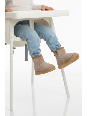 Ayakmod Vizon Içi Kürklü Fermuarlı Bebek Bot 1212 B