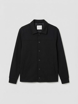 LC Waikiki Lcw Vision Siyah Rahat Kalıp Erkek Mont