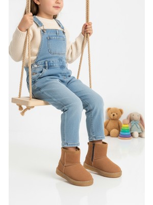 Ayakmod Taba Içi Kürklü Soğuğa Dirençli Kız Çocuk Bot 1212 P