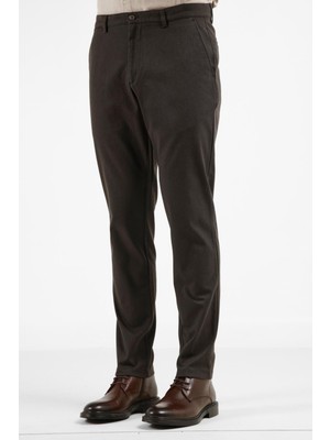 İmza Antrasit Yan Cep Düz Paça Pamuklu Comfort Fit Chino Casual Pantolon 1003255159