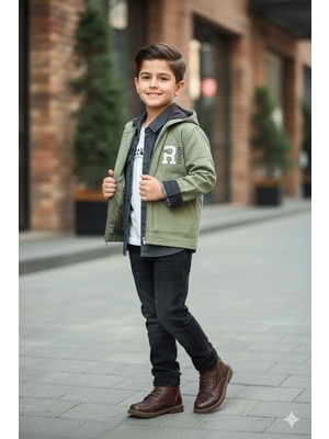 Gültekin Bebe Yavrucak Keten Ceketli  Gömlekli Takım 1-4 YAŞ-3804635 - Yeşil