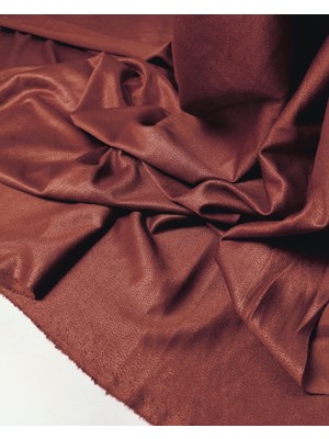 Kumaş Parça Gül Kurusu Renkte Süet Görünümlü Jarse (En  120 cm x Boy 235  Cm)