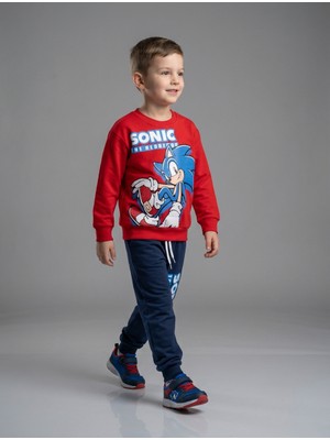 Jeliboom Kids Erkek Çocuk Sonic The Hedgehog Baskılı Takım