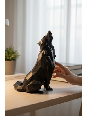 Pazarois Uluyan Bozkurt Figürlü Biblo