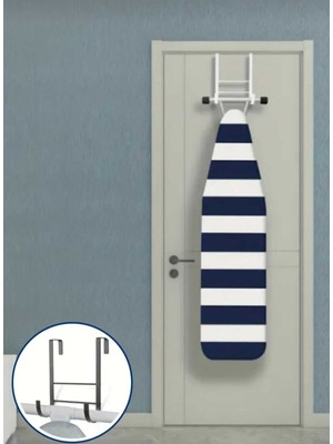 PremiumPort Beyaz Kapı Arkası Çok Amaçlı Düzenleyici Raf ve Askı Seti