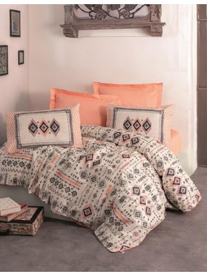 Etnich Nev Takımı Çift Kişilik Kateri Somon