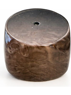 Bakalit Kahverengi Çekoslavak Renk Yemen Zar – 55 mm – Tesbih Yapım Malzemesi