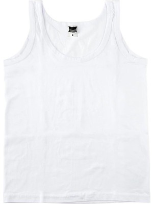 Tutku Meba Erkek Çocuk Penye Atlet 6'lı Beyaz 4 Standart Beden Nefes Alabilir Özellik