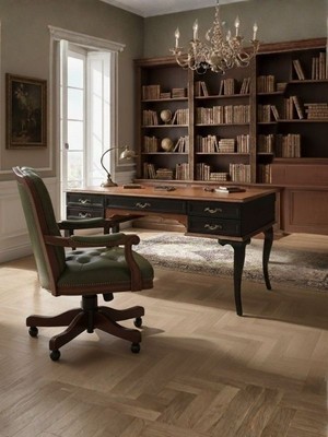 Gazzini Furniture Winchester Rustik Still Çekmeceli Ahşap Çalışma Masası 75X140