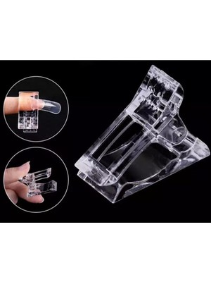 PremiumPort Elea Poly Gel Kalıp Form Üst Mandalları 10'lu Set, Kolay ve Pratik Kullanımıyla