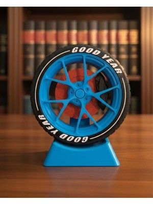 Bi Seyyar Araba Tutkunlarına Özel Jant Tasarımlı Masa Dekoru - BI001V-4YQVX9