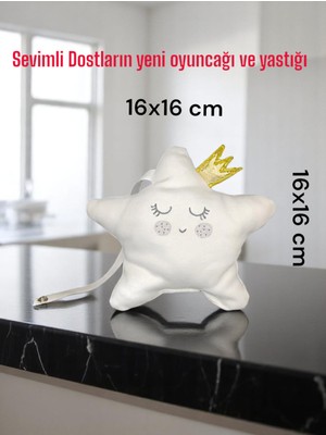 Feyza Design Sevimli Dostlar Kedi Köpek Uyku Yastığı, Rahat ve Yumuşak Tasarım