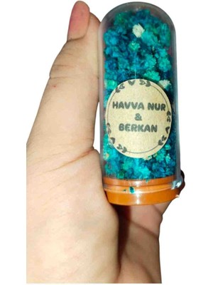 Kaliteli Özel Üretim Renkli Cipso Ters Fanus Nikah Nişan Söz Hediyelik Paket 25 Adet Kişiye Özel