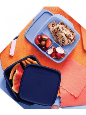 PremiumPort Çift Bölmeli 550 ml Beslenme Seti, Sağlıklı ve Pratik Kullanım