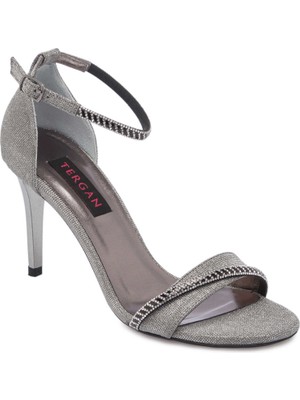 Tergan  Platin Vegan Kadın Abiye Ayakkabı - K25Y1AY67813-O58