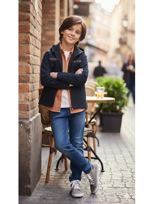 Gültekin Bebe Yavrucak Keten Ceketli  Gömlekli Takım 5-8 YAŞ-2806726 - Lacivert
