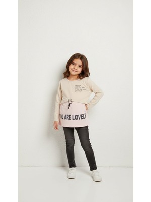 love Fırfırlı Fisko Detaylı Penye Bluz