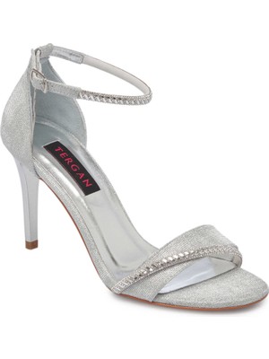 Tergan  Platin Vegan Kadın Abiye Ayakkabı - K25Y1AY67813-O53