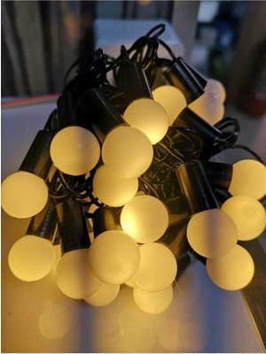 Allians 5 Metre Boncuk Top LED Işık, Gün Işığı, Yılbaşı ve Doğum Günü Dekoru