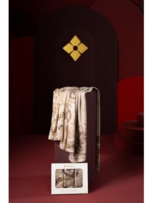 Jawel Kadın Soft Şal Paketi Sütlü Kahve(Mellas-Marla-Imerion)