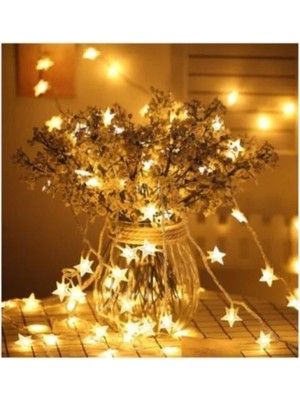 Allians 5 Metre Yıldızlı Ip LED Işık, 20 Parçalı Dekoratif Aydınlatma