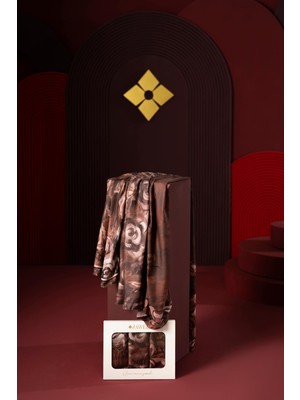 Jawel Kadın Soft Şal Paketi Kahve(Mellas-Marla-Imerion)