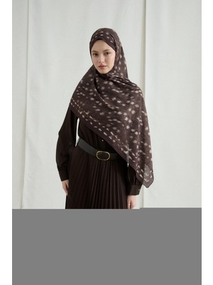 Camellia Scarfs Bambi Kraş Şal - Acı Kahve