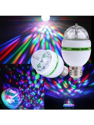 Allians Renkli 3W LED Disko Ampul E27, Parlak ve Enerjik Aydınlatma Sağlar