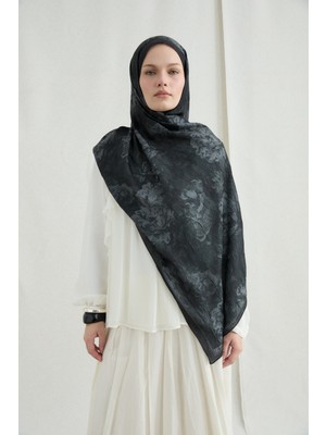 Camellia Scarfs Monaco Kraş Şal - Siyah