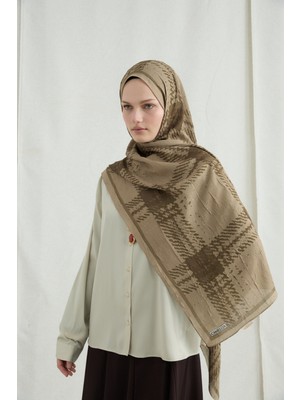 Camellia Scarfs Ekose Kraş Şal - Olive