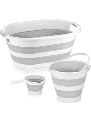 PremiumPort Şık ve Pratik Katlanabilir Çok Amaçlı 3'lü Set