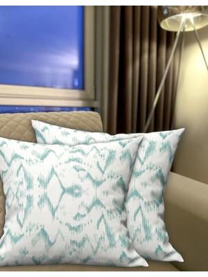 Ardizayn Kadife Kumaş 2'li Dekoratif Kırlent Kılıf - Çift Taraflı Baskı