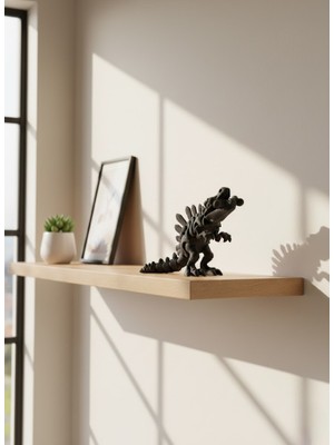 Woogitech Tekno Hareketli Dinazor Figürü Dekoratif Oyuncak – Siyah Tasarım Uygun