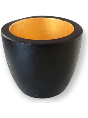 ForWhat Büro Ev Ofis Dekoru Için Golden Siyah Beton Kaktüs Sükulent Çiçek Saksısı