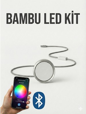 Kaled Bambu LED Kit Yükseltilmiş Özel Versiyon Argb Pixel  LED Uygulama Destekli