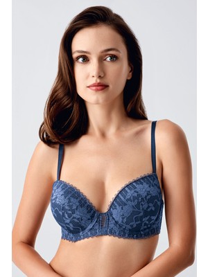 NEWBRA LINGERIE Push Up Dantel Detaylı Sütyen , 338365, 338365